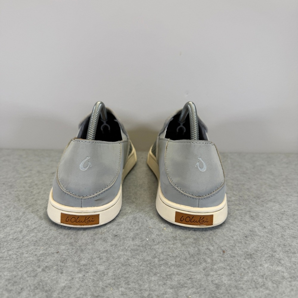 OluKai Pehuea Womens Shoes Size 7.5 Gray Mesh Slip On Sneakers 20271-PGPG - Picture 5 of 10